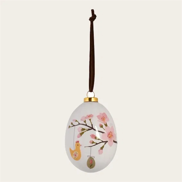 Det Gamle Apotek Påskeæg Easter Blossom - hvid
