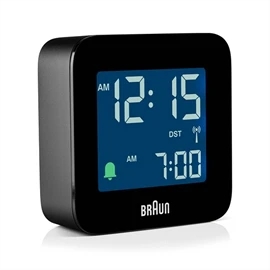 Braun BC08 Radiostyret Vækkeur - Sort