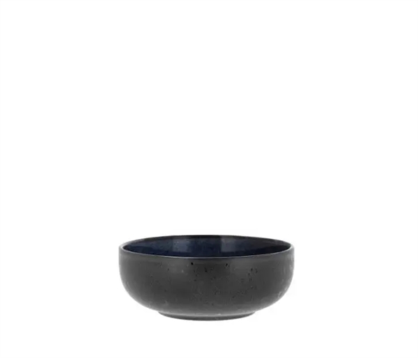 Bitz Poke/Ramenskål Ø18 cm. - Sort/Blå stentøj