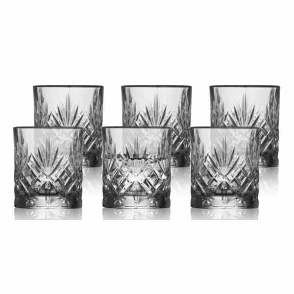 Lyngby Glas Krystal Melodia Shotglas 8 cl. - 6 stk.