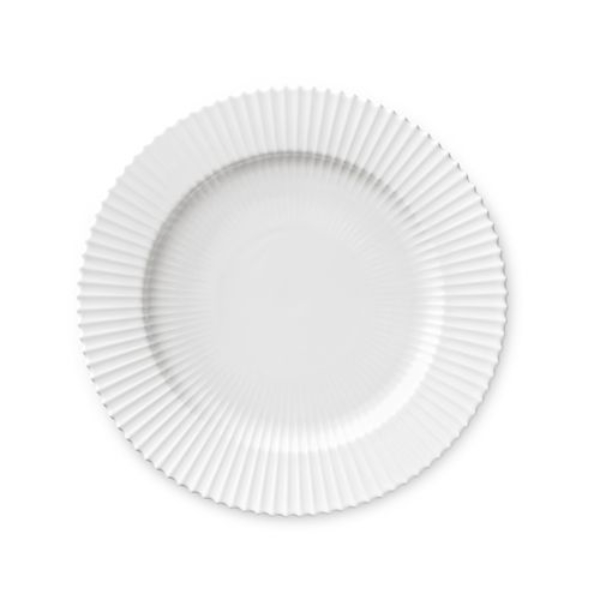 Lyngby Tallerken - Ø27cm. Hvid