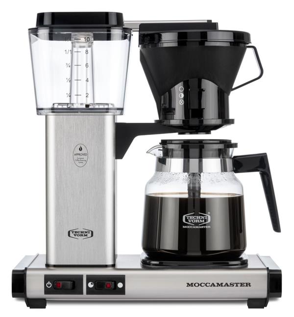 Moccamaster - 53704 - Manuel kaffemaskine - Brushed Silver
