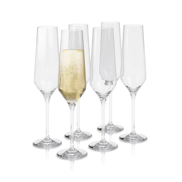 Eva Trio Legio Nova Champagneglas - 26 cl. - 6 stk.