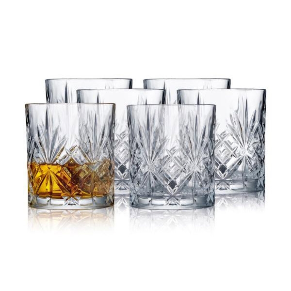 Lyngby Glas Krystal Melodia Whiskyglas 31 cl. - 6 stk.