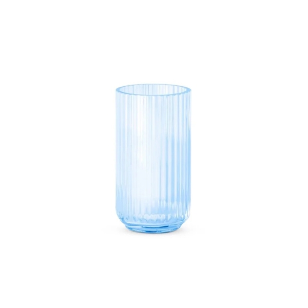 Lyngby vasen 15 cm lyseblå glas