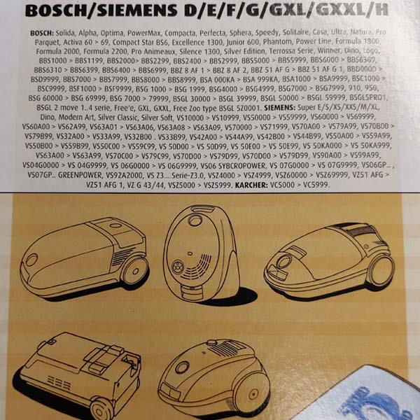 Kleenair BS7 Bosch/Siemens