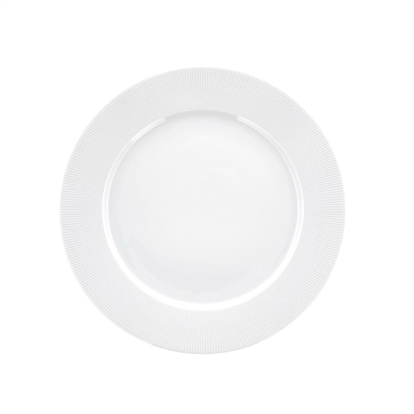 Pillivuyt Eventail Tallerken Flad med fane Ø22 cm.