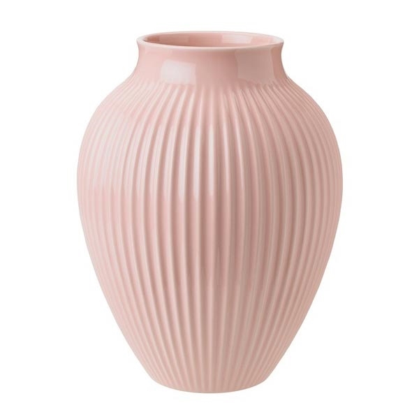 Knabstrup Vase - Ripple Rose - 27 cm