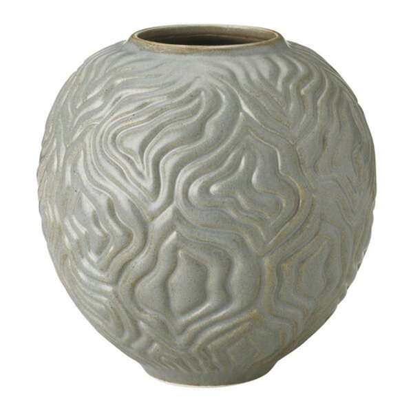 Knabstrup Solum Vase 15cm. - Sage