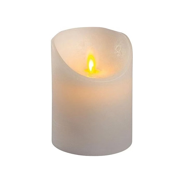 LED Bloklys 10 cm - hvid