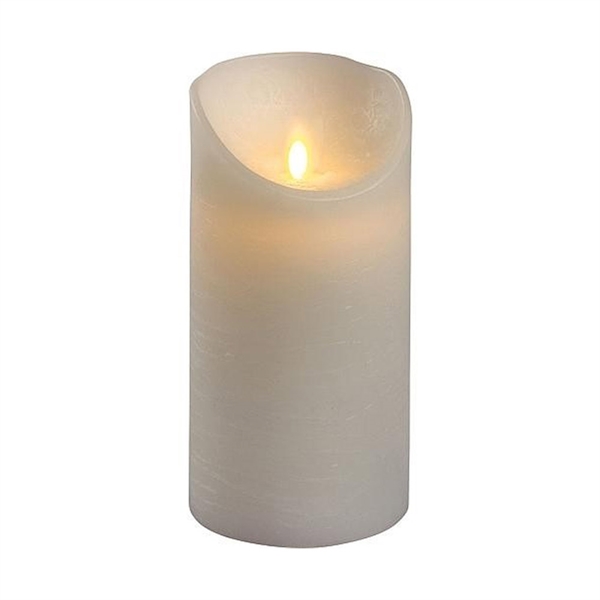 LED Bloklys 15 cm - hvid