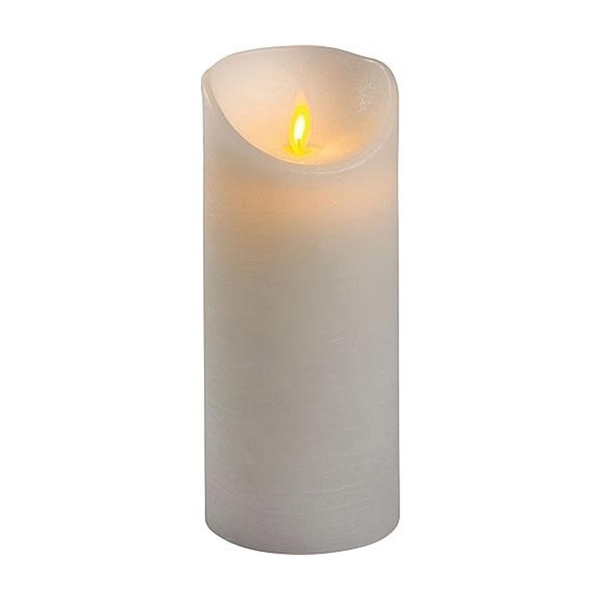 LED Bloklys 18 cm - hvid
