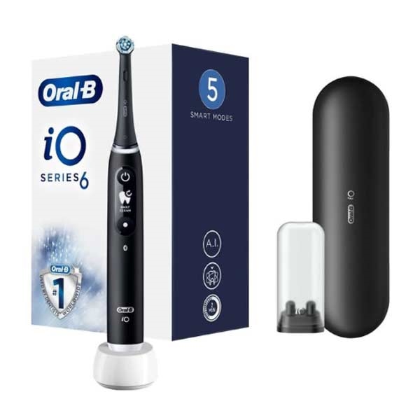 Oral-B iO6 Elektrisk tandbørste - Sort