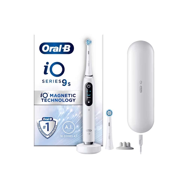 Oral B iO9 Tandbørste - Hvid Alabaster