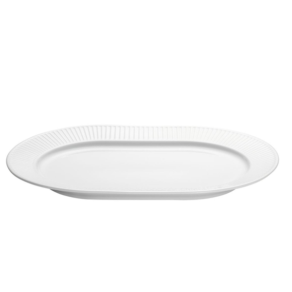 Pillivuyt Plissé Serveringsfad ovalt 36x25 cm.