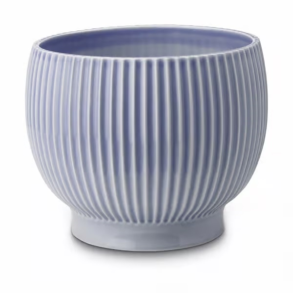 Knabstrup urtepotteskjuler - Rippel Lavender - Ø18