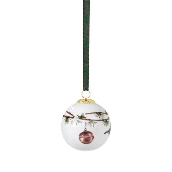 Kähler Hammershøi Christmas Julekugle med Dekoration Ø6 cm - 2019