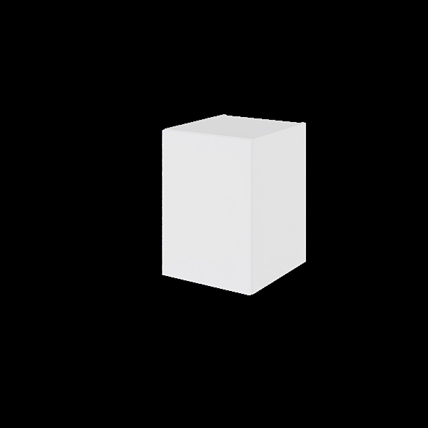 Bad hyldeskab BSU040-233 Hvid folie