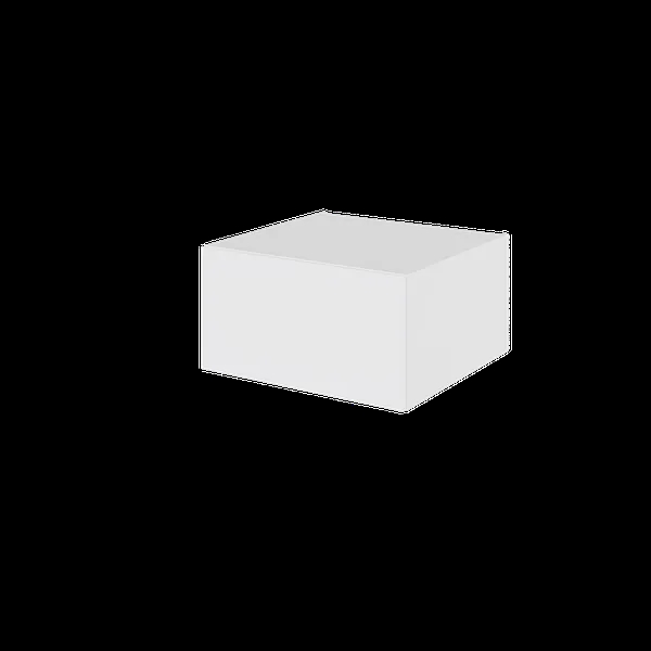 Skuffekassette - K060-650 - 04 Venedig - Hvidmalet