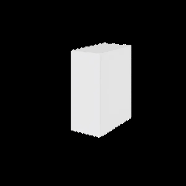 Affaldsskab - U030-207 - 115 White Black Line - Hvid m/sort ABS-kant