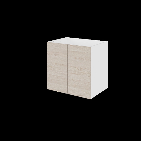 Bad hyldeskab BSU060-233 Lystonet eg melamin