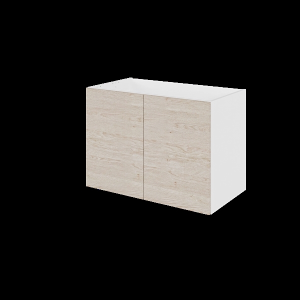 Bad hyldeskab BSU080-233 Lystonet eg melamin