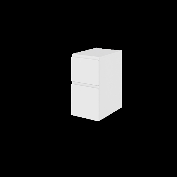 Bad hyldeskab BSU030-233 Hvidmalet, grebsfri