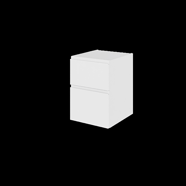 Bad hyldeskab BSU040-233 Hvidmalet, grebsfri