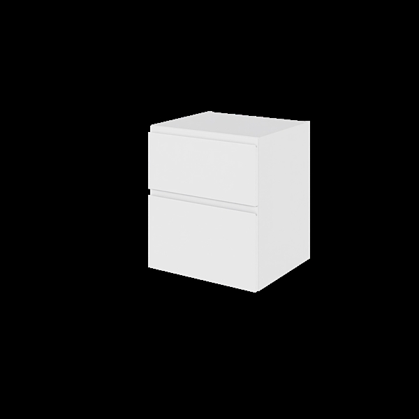 Bad hyldeskab BSU050-233 Hvidmalet, grebsfri