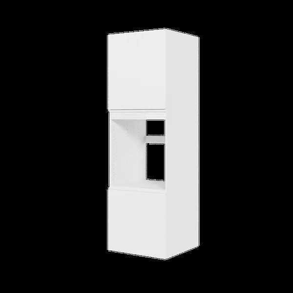 Indbygningsskab - til ovn - H060-502 - 95 New York - Hvidmalet, grebsfri