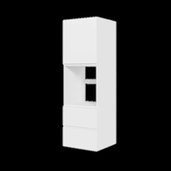 Indbygningshøjde: 129,7cm - H060-508 - 95 New York - Hvidmalet, grebsfri