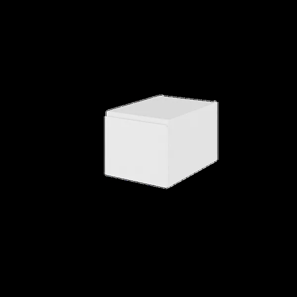 Skuffekassette - K040-660 - 95 New York - Hvidmalet, grebsfri
