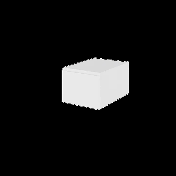 Skuffekassette - K040-670 - 95 New York - Hvidmalet, grebsfri