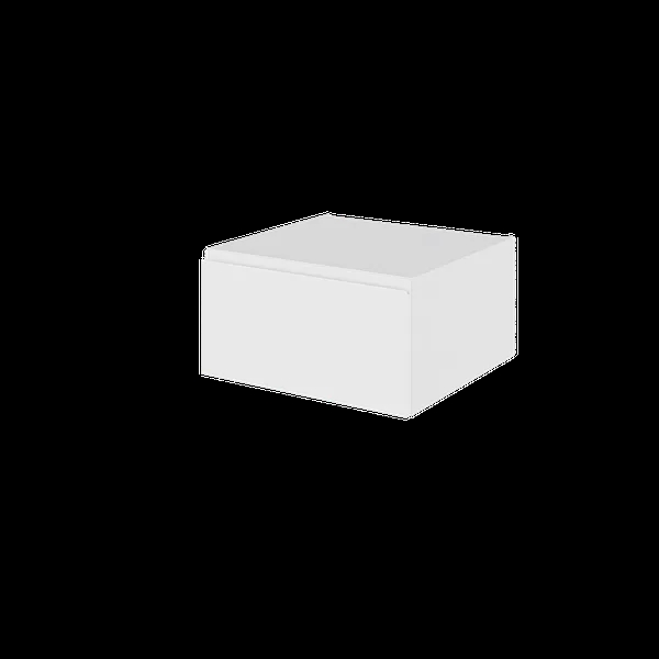 Skuffekassette - K060-670 - 95 New York - Hvidmalet, grebsfri