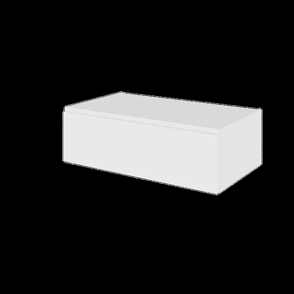 Skuffekassette - K100-670 - 95 New York - Hvidmalet, grebsfri