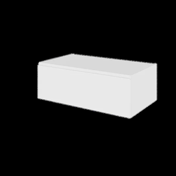 Skuffekassette - K100-680 - 95 New York - Hvidmalet, grebsfri