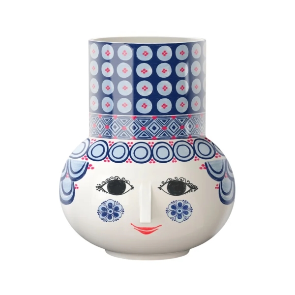 Bjørn Wiinblad Olga Vase H20 cm - Blå