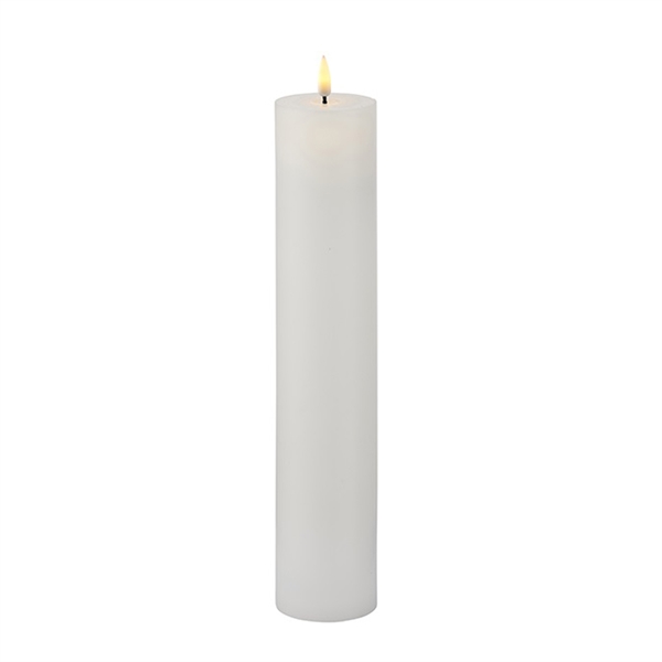 Sirius Sille Bloklys Ø5*25cm - Hvid - Genopladelig