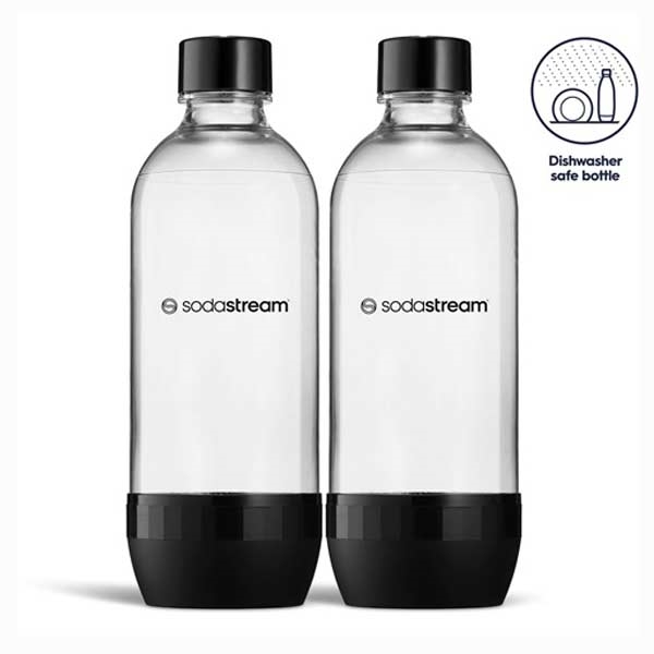 Sodastream Ekstra flasker 2x1 Liter - Tåler opvaskemaskine